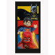 Serviette Lego super-héros - Batman, Superman, Flash - 140 cm x 70 cm