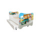 Lit et Matelas Et Tiroir - Happy Kitty Super Voiture 4x4 - 140 x 70 cm 