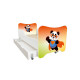 Lit pour enfant modèle super panda avec tiroir de rangement et Matelas - couchage 70 x140 cm