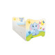 Lit pour enfant modèle petit éléphant avec tiroir de rangement et Matelas - couchage 70 x140 cm