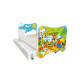 Lit pour enfant modèle ferme avec tiroir de rangement et Matelas - couchage 70 x140 cm