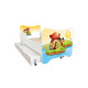 Lit pour enfant modèle elfe avec tiroir de rangement et Matelas - couchage 70 x140 cm