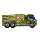 Lit enfant Camion modèle militaire vert + Matelas - 70x140 cm