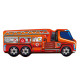 Lit enfant Camion modèle pompier rouge + Matelas - 70x140 cm