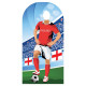Figurine en carton passe tête Angleterre (Coupe du monde de football) 190 cm