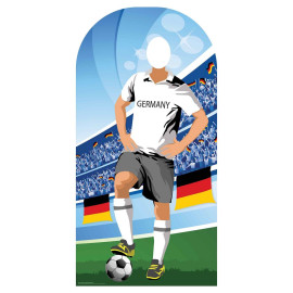 Figurine en carton passe tête Allemagne (Coupe du monde de football) 190 cm