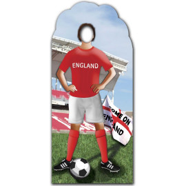 Figurine en carton Angleterre Football 188 cm