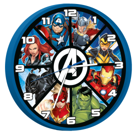 Horloge murale - Disney Marvel avengers - 25 cm