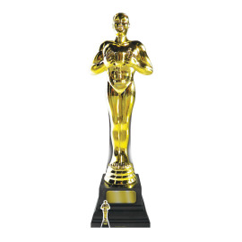 Figurine en carton Un Golden Award, Une Récompense faite d'or - Haut 182 cm