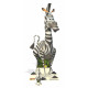 Figurine en carton Marty (Madagascar) Zèbre dans le dessin animé - Haut 154 cm