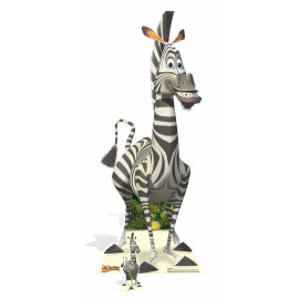 Figurine en carton Marty le Zèbre Madagascar Hauteur 154 cm