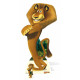Figurine en carton Alex (Madagascar) Lion dans le dessin animé - Haut 184 cm