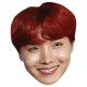 masque en carton BTS chanteur J-HOPE