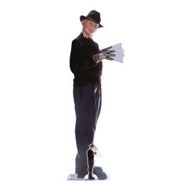 Figurine en carton Freddy Kreuger - Le gant de Freddy - Haut 183 cm
