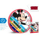 Horloge murale - Disney Mickey - rouge - 25 cm