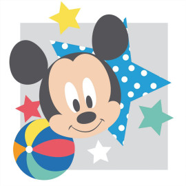 Tableau Disney - la tête de Mickey - 35 cm x 35 cm