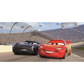 Tableau Disney - Cars - flash mcQueen en pleine course - 33 cm x 70 cm