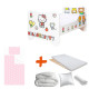 Pack 8en1 Lit Junior Hello Kitty Matelas + Oreiller + Couette + Taie+ Housse de couette +Drap housse