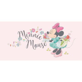 Tableau Disney - Minnie Mouse cueille des fleurs - 33 cm x 70 cm