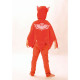 Caritan pyjamasques cape plaid et masque bibou rouge 3-7ans
