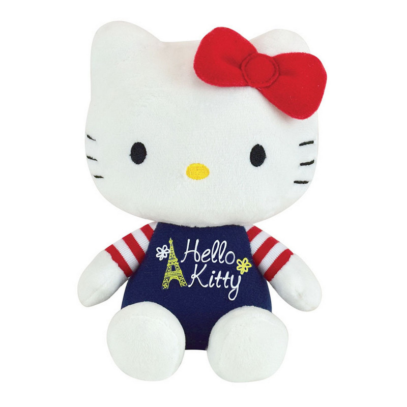 Hello Kitty Peluche Avec Béret Rose Modèle Bean Bag Paris H17 Cm à Prix  Carrefour
