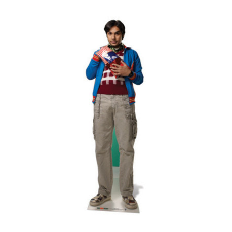 Figurine en carton Dr Raj Koothrappali - The Big Bang Theory - H175 cm
