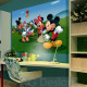 Poster XXL intisse La Maison de Mickey Disney 160X115 CM