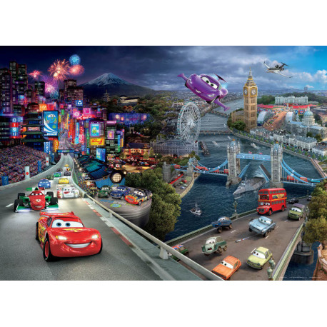 Poster XXL intisse Cars 2 Disney 160X115 CM