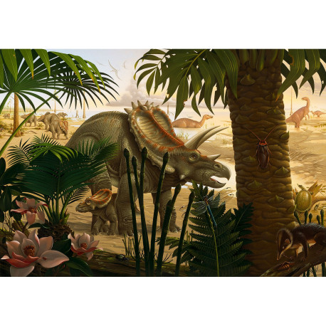Poster XXL jungle tropical vintage l400 x h280 cm  Papier peint et poster  pour enfant sur Déco de Héros