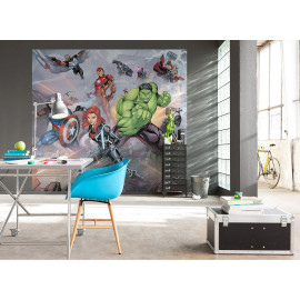 Poster XXL Avengers au combat 300 x 280 cm