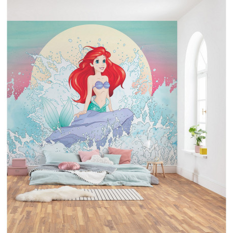 Poster XXL Princesse Ariel à la Surface de l'eau - l300 x H280 cm