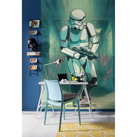 Poster XXL Mandolarian Imprimé Stormtrooper l200 x H280 cm