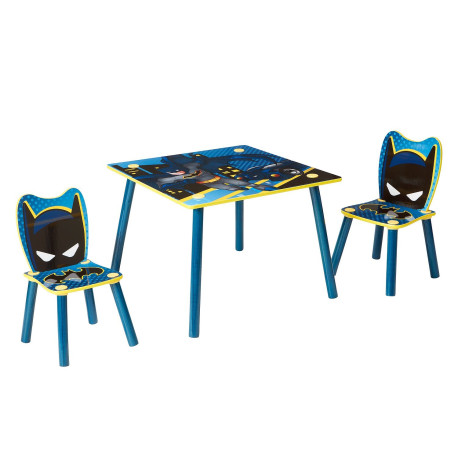 Ensemble table et 2 chaises pour enfants DC Comics - Batman