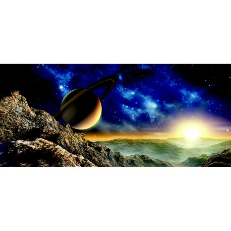 Poster Thème Saturn - 202 x 90 cm
