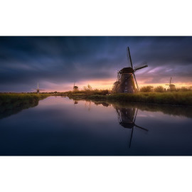 Poster Thème Windmill - 360 x 270 cm