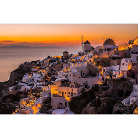 Poster Thème Santorini - 360 x 270 cm