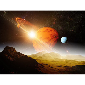 Poster Thème Saturn Dream - 360 x 270 cm