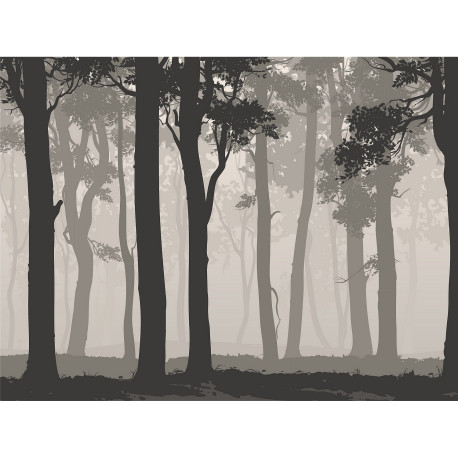 Poster Thème Mystic Forest - 360 x 270 cm