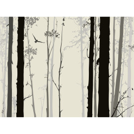 Poster Thème Mystic Forest - 360 x 270 cm