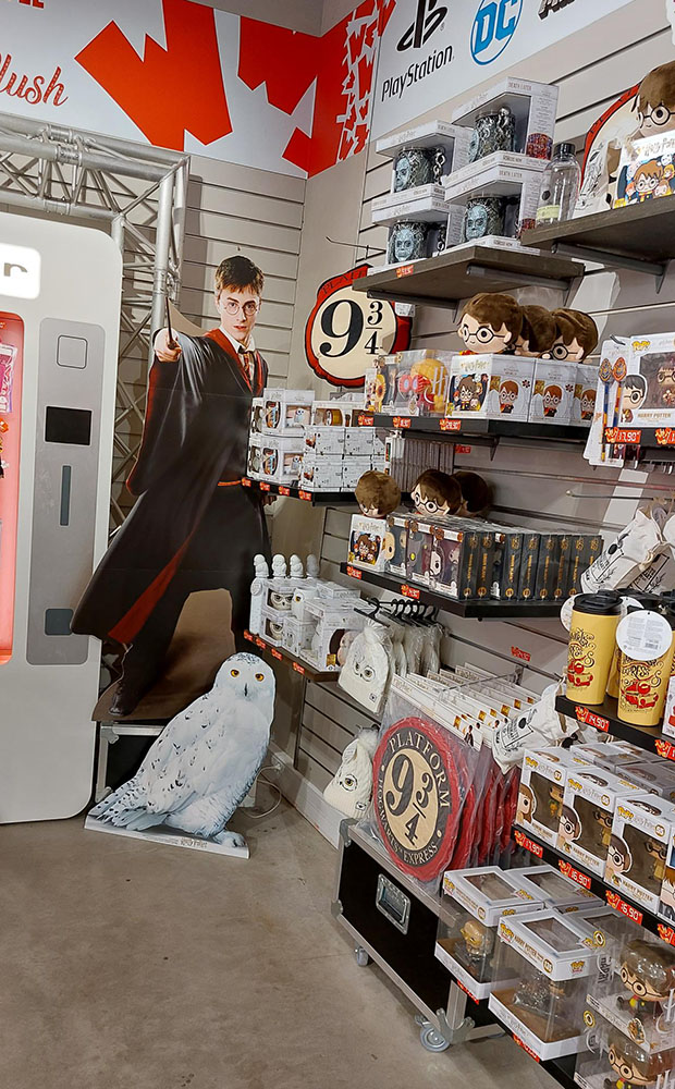 Figurine en carton Harry Potter et Edwige